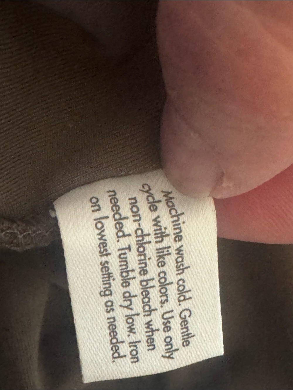 Loose fitted drapey pants, olive green - Picture 6 of 7